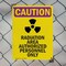 Signmission Radiation & Laser Sign, 10 in H x 7 in W, Plastic, Rectangle OS-2PACK-CR-P-710-V-10250 - alternate 4